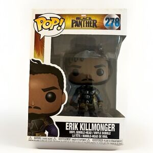 Funko Pop! Vinyl: Marvel - Erik Killmonger #278 Black Panther Bobble head dmg